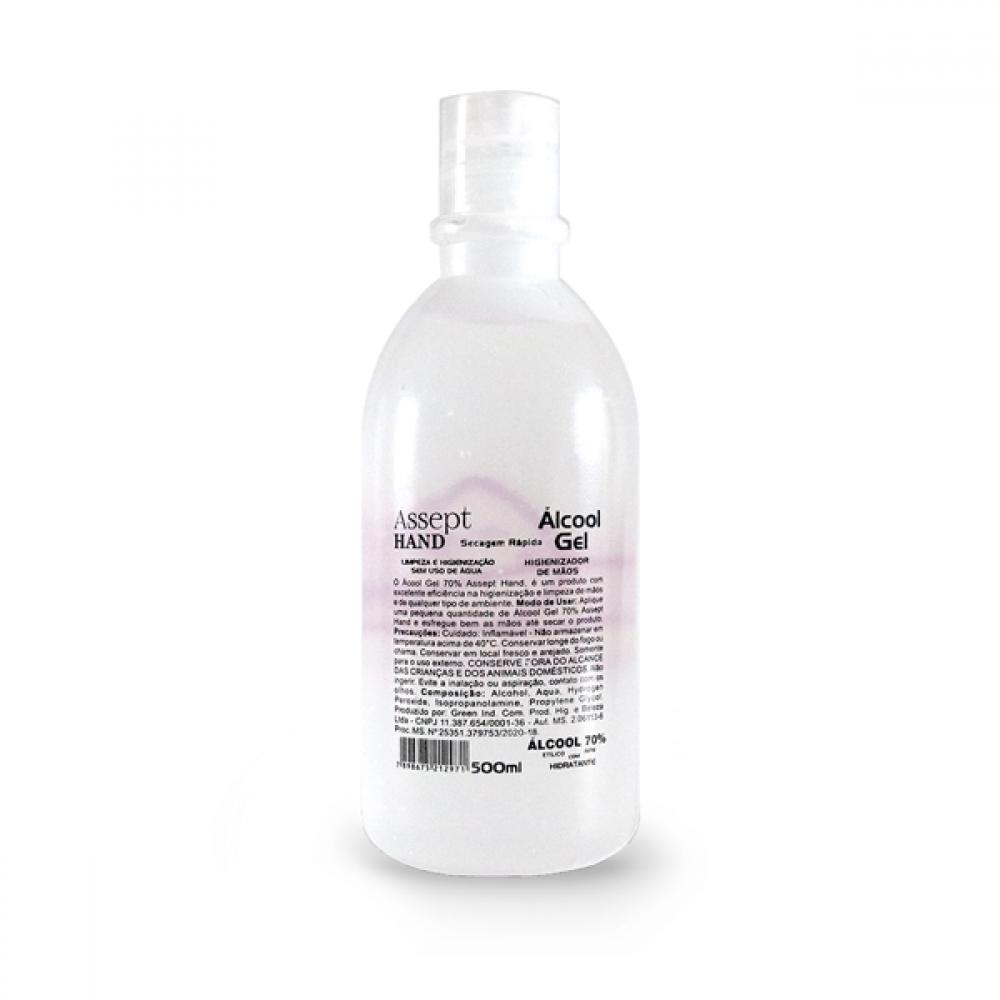 Álcool Gel 70% antisséptico 500ml