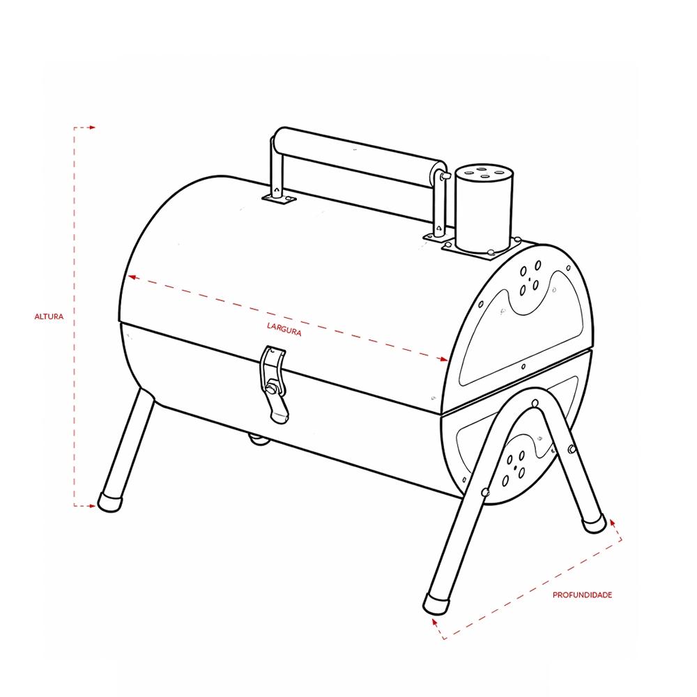 Churrasqueira Portatil