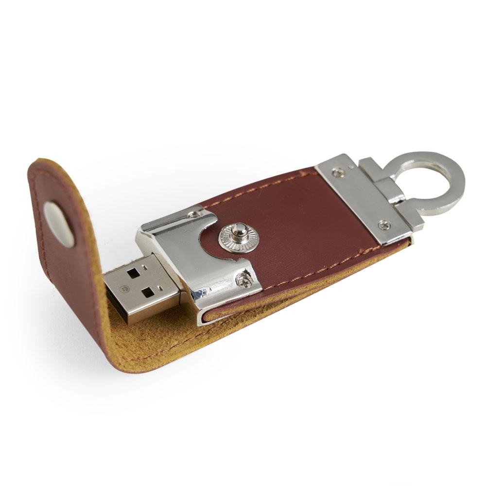 Pen Drive Couro 4GB/8GB/16GB