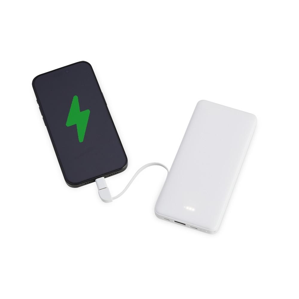 Power Bank 10.000mAh com Indicador LED