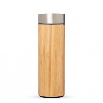 Garrafa Bambu e Inox 400 ml